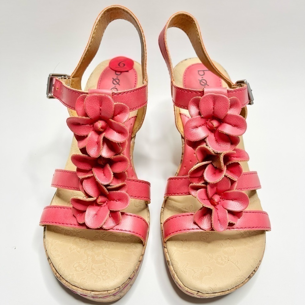 New B.o.c Coral Evita Wedge Sandal US 6